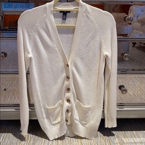 Gap XS white cardigan